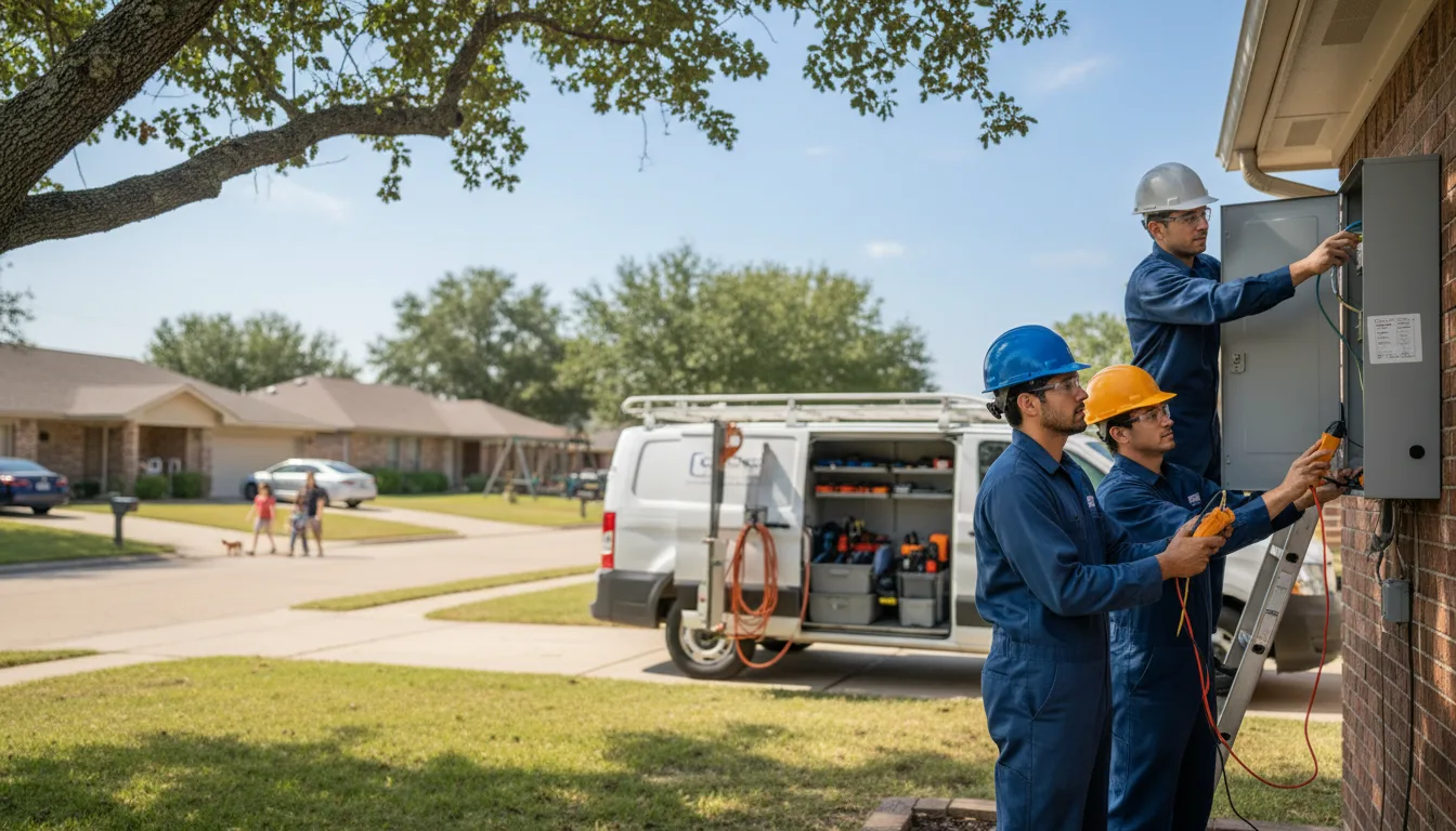 Certified electrician providing emergency electrical services in Yatesville, GA